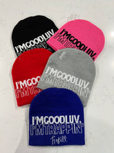 Load image into Gallery viewer, “I’m Good Luv, I’m Trappin’” Classic Beanie
